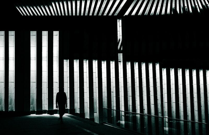 чб,город,архитектура,силуэт Души мегаполиса фото превью