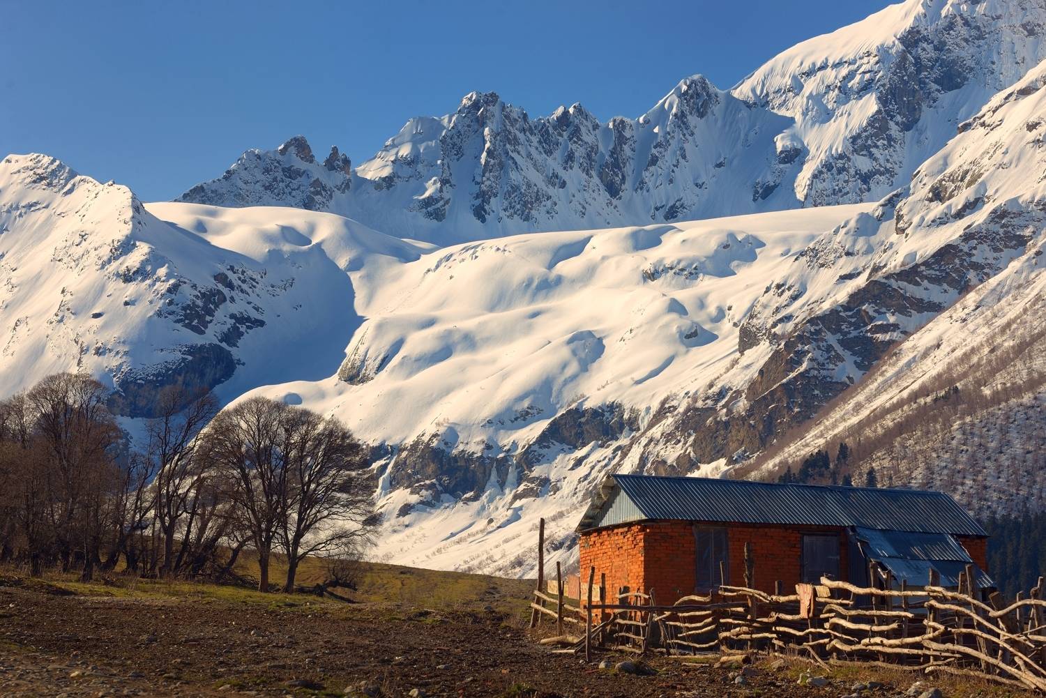 горы весна утро архыз, Александр Жарников