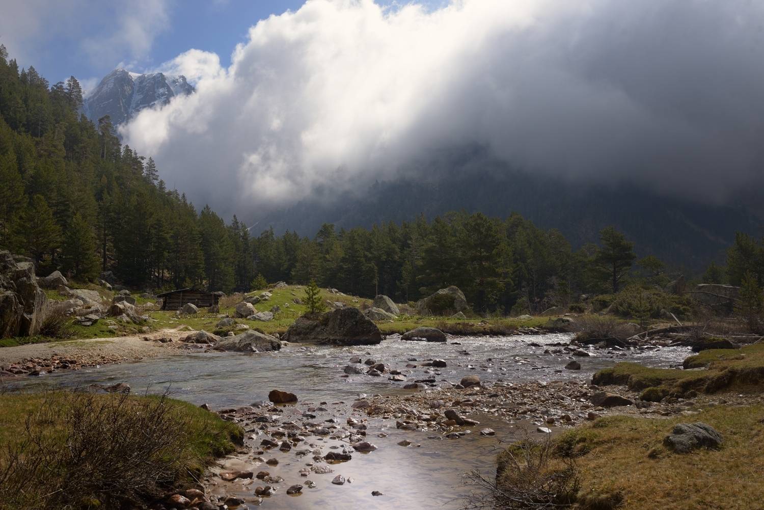 горы весна река узункол, Александр Жарников