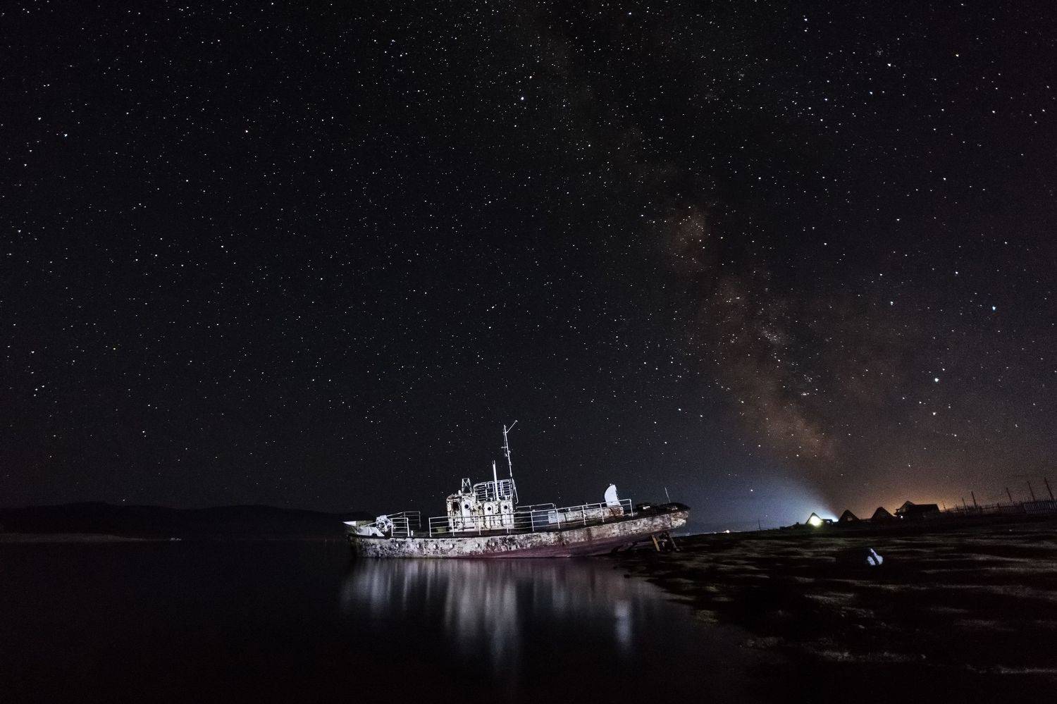 монголия, хубсугул, ночь, Тильпунов Михаил