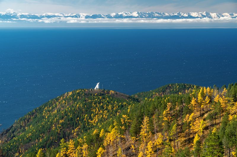 байкал, листвянка, осень Байкал фото превью