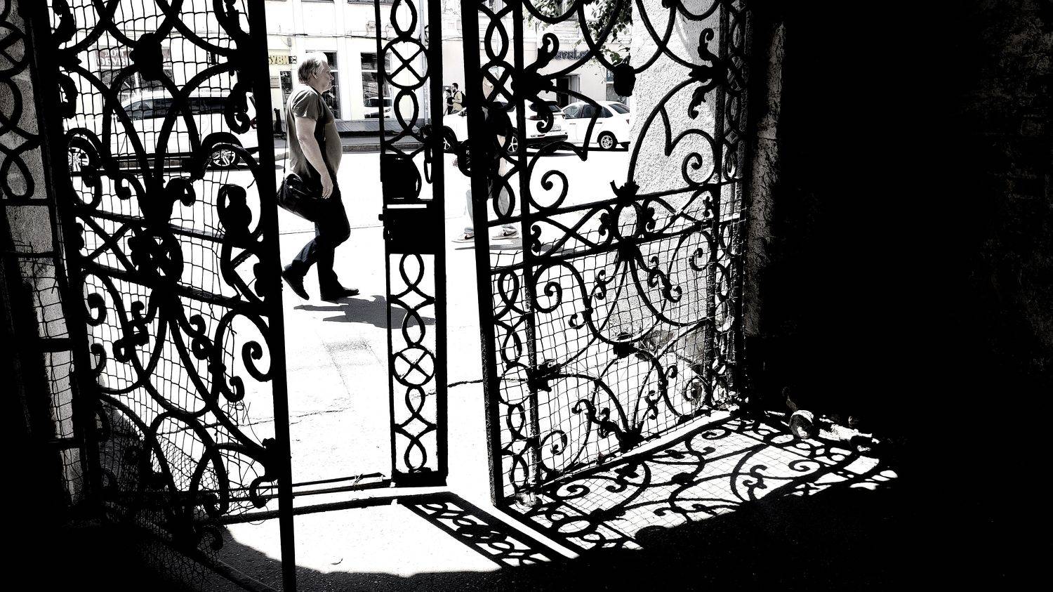 с работы, ч/б, b&w, street, стрит, репортаж,, Karina Yakovleva