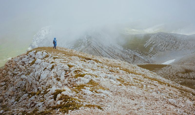 пейзаж, туман, горы, адыгея, краснодарский край Туманный Оштен фото превью