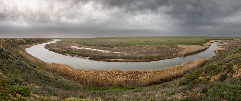 река, весна, поездка Излучина Хары фото превью