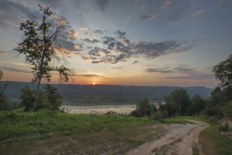 псковская обл,мальская долина,мальское озеро утро Мальской долины фото превью