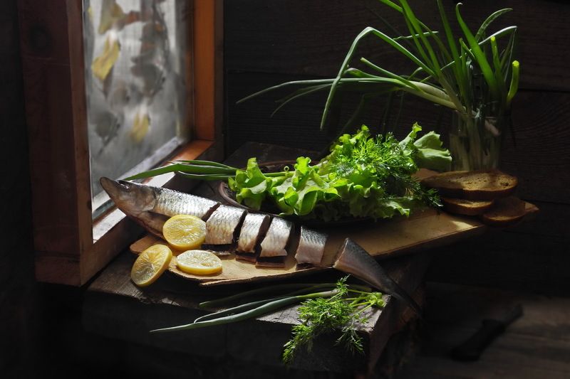 сельдь, еда, салат, Из серии - \