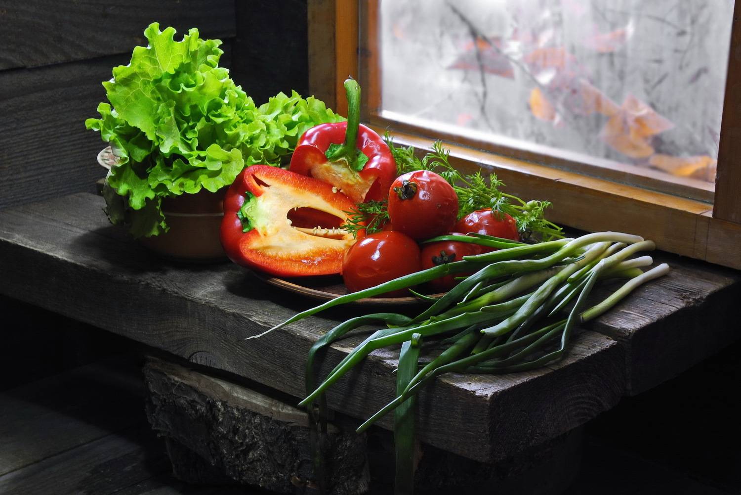 укроп, петрушка, салат, перец, овощи, дача, огород,, Сергей Фунтовой