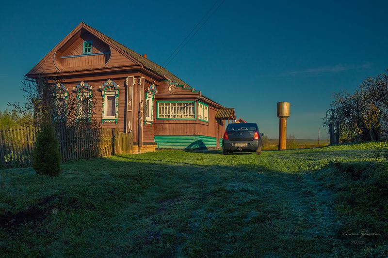 костромская область, кострома, село, деревня, деревянные дома, архитектура, история, бошняк Утро фото превью