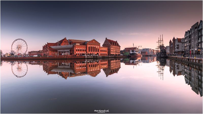polska, gdańsk, motława, miasto, Gdańsk фото превью