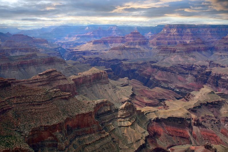 пейзаж, панорама, гранд-каньон, путешествие Великий и могучий Гранд-Каньон фото превью