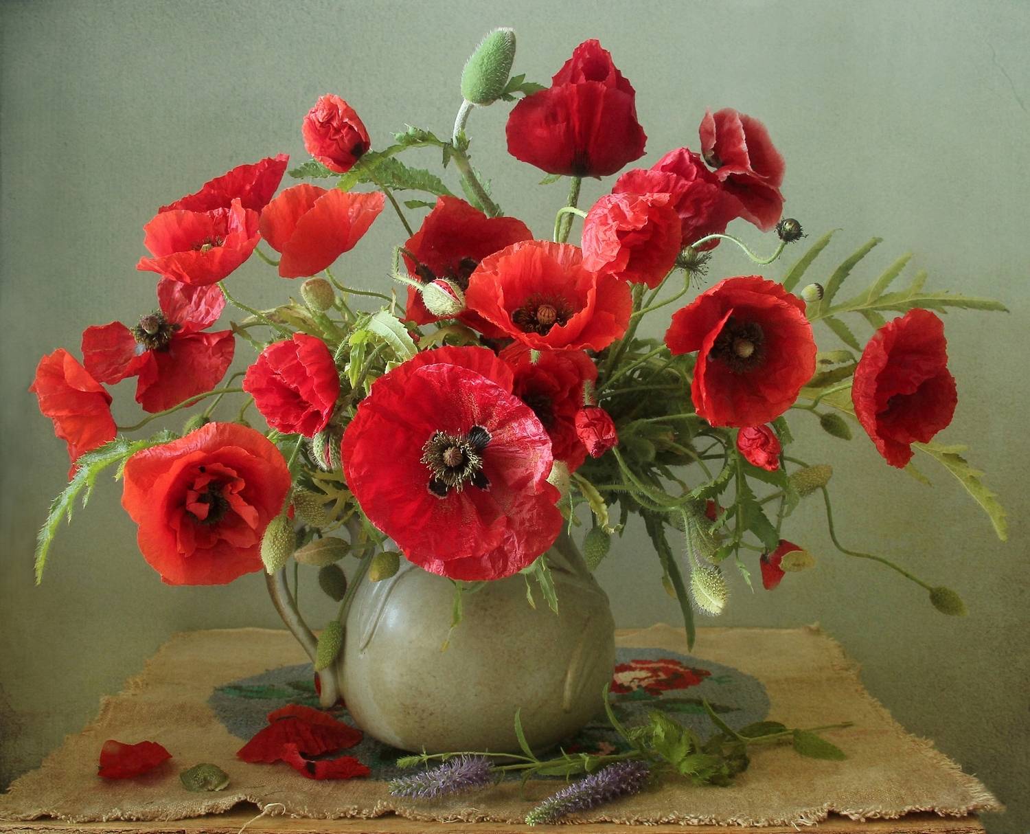 натюрморт, цветы, маки, весна, марина филатова, Марина Филатова