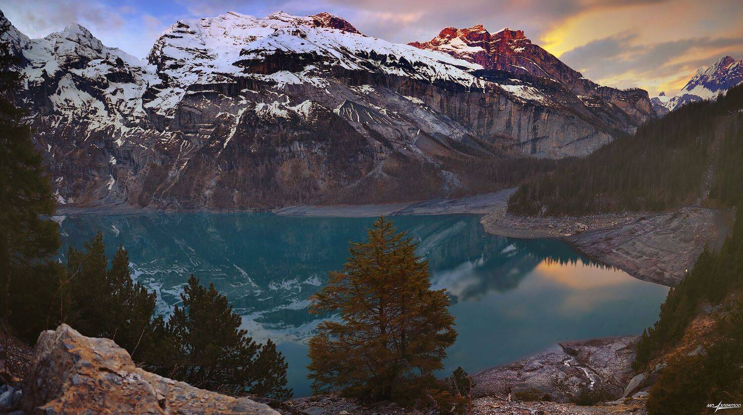 swiss,швейцария,весна,kandersteg,oeschinensee, Николай Матвеев