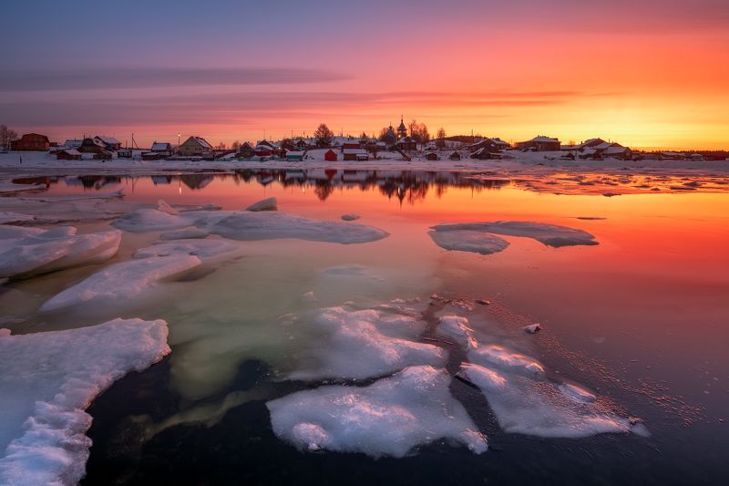 Февральская зорька... фото превью