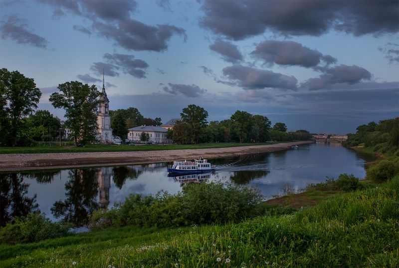вологда, река, храм, церковь, белые ночи Вологда белых ночей фото превью