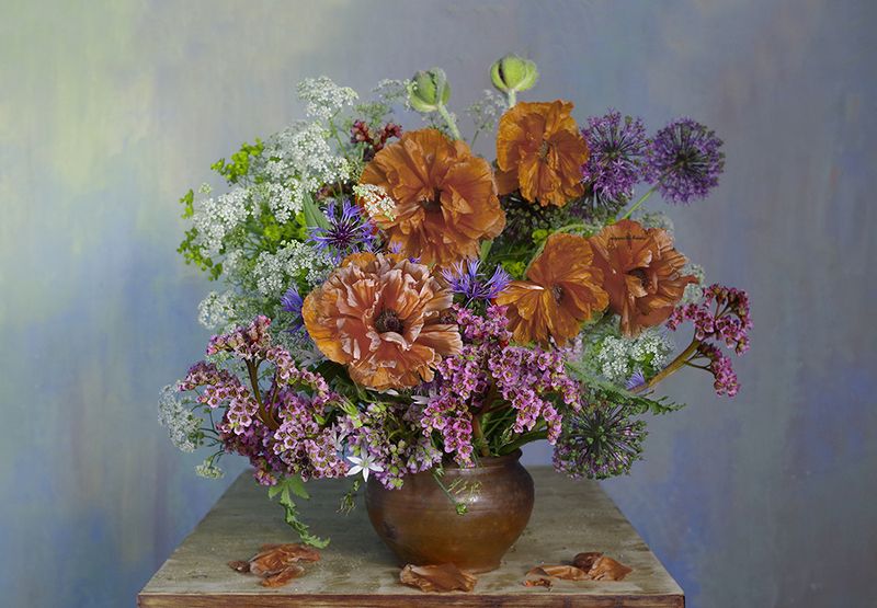 натюрморт,маки,вера павлухина,цветы Маки фото превью