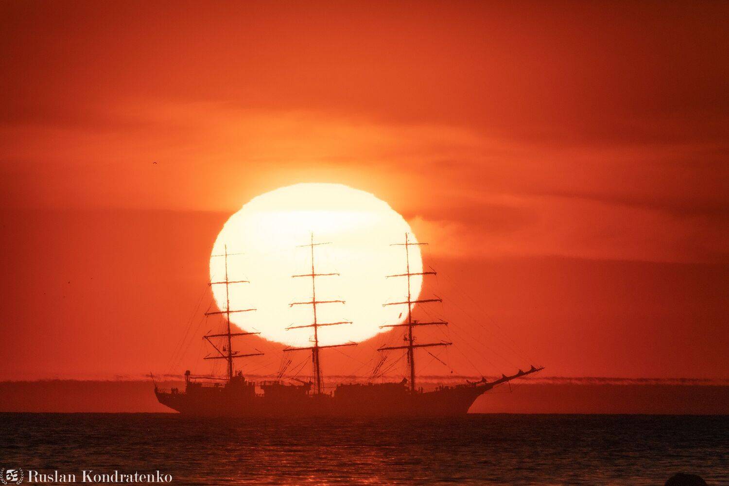 мир, фрегат мир, закат, рассвет, прострел, Кондратенко Руслан