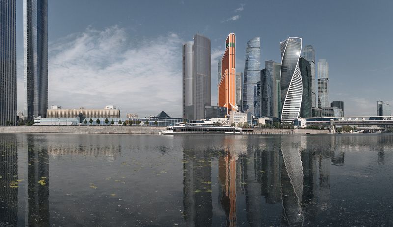 #москва, #москва-сити, #утро  фото превью