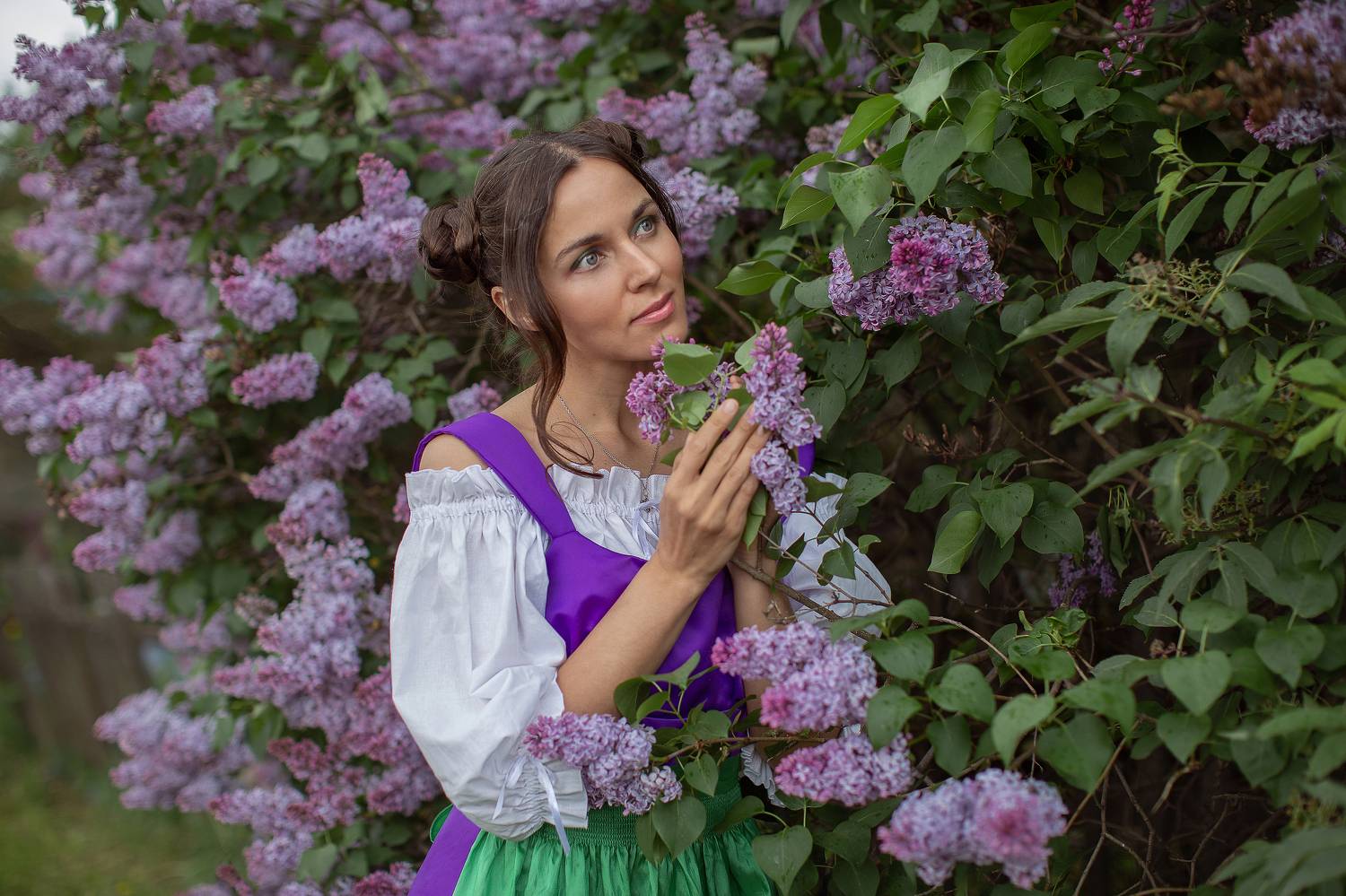 девушка сирень поле любовь солнце лето красота счастье мечты красавица фотография, Шепелева Татьяна