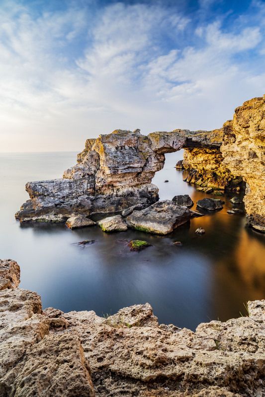 sea landscapes nature vertical Tulenowo rocks  фото превью