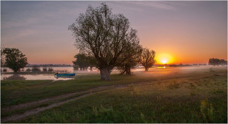 у села  камышово У Т Р О  (начало половодья) фото превью