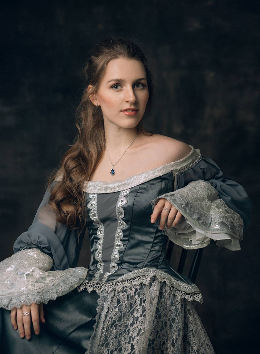 портрет, женский портрет, постановочное, винтаж, студийное, Екатерина Сигат