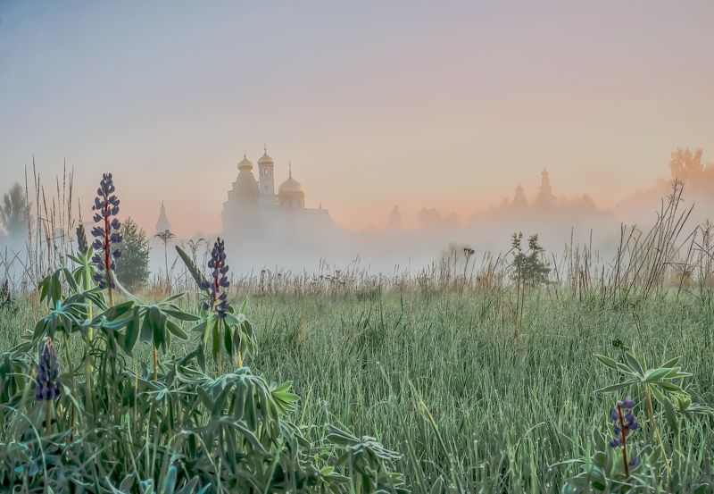 Утро - холодное и туманное фото превью