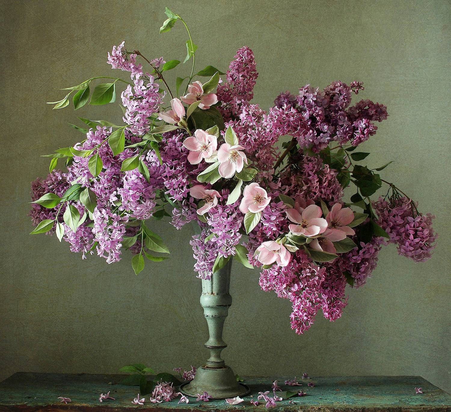 натюрморт, цветы, сирень, весна, марина филатова, букет сирени, Марина Филатова
