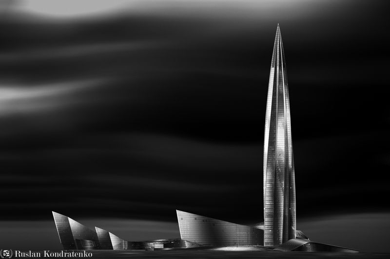 санкт-петербург, мост, нева, река, fine art, fineart, файн арт, fine art architecture, лахта, лахта-центр Лахта-Центр фото превью