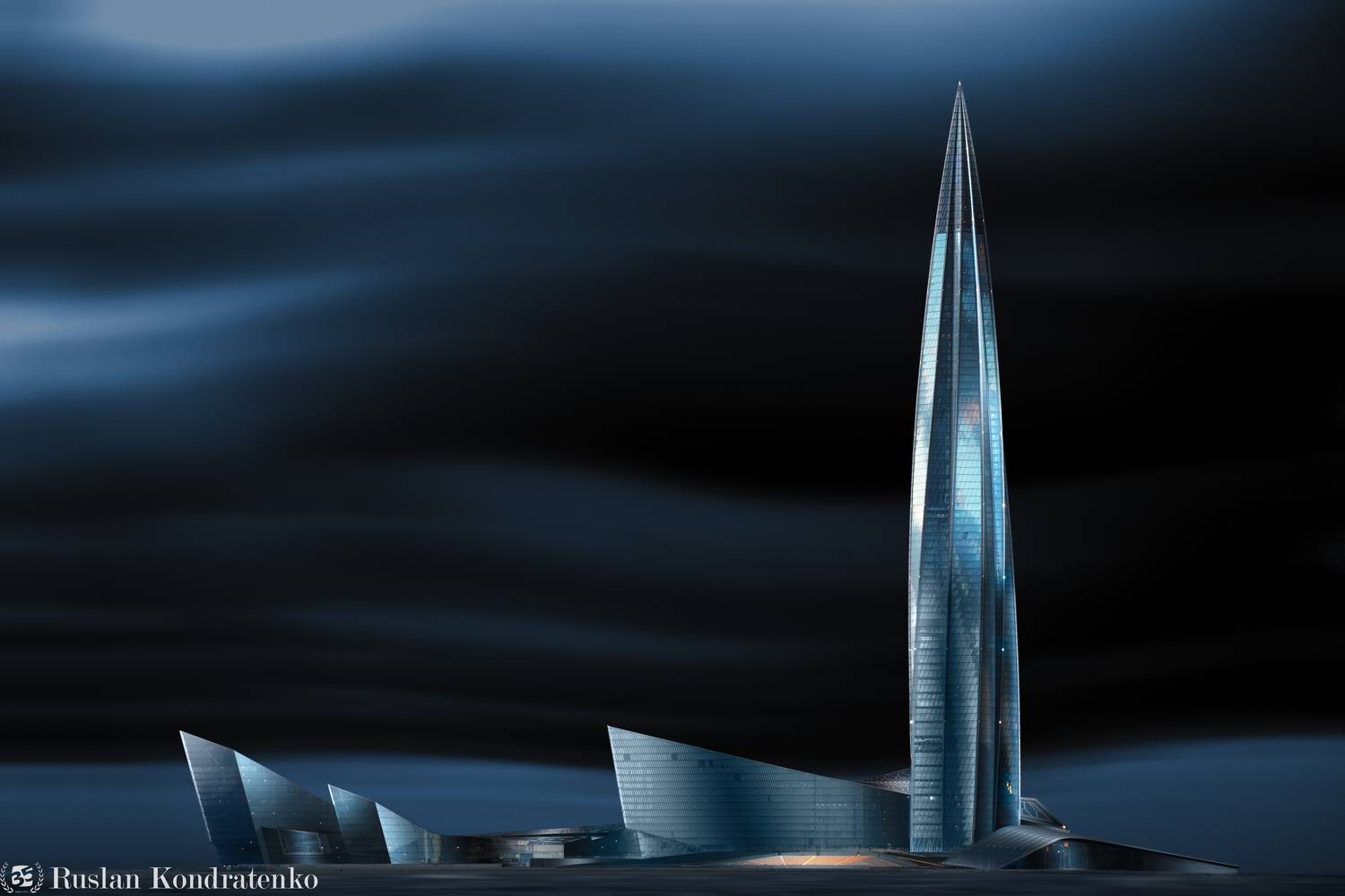 санкт-петербург, мост, нева, река, fine art, fineart, файн арт, fine art architecture, лахта, лахта-центр, Кондратенко Руслан