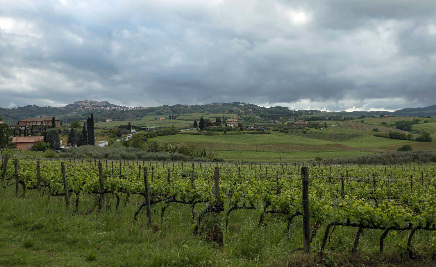 окрестности монтепульчано,перед весенней грозой., Валентина Булкина