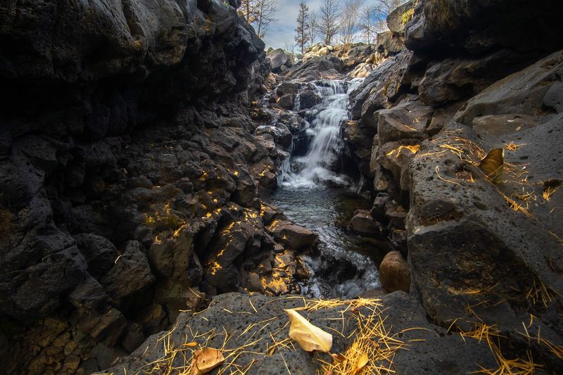 саяны, бурятия, окинский район, осень, сайлаг Водопад Сайлаг фото превью