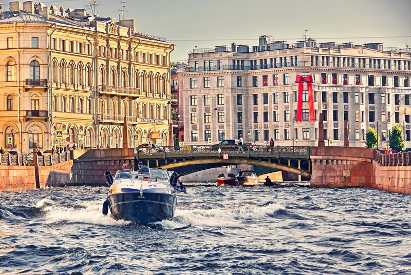 Поцелуев мост через Мойку в СПб фото превью