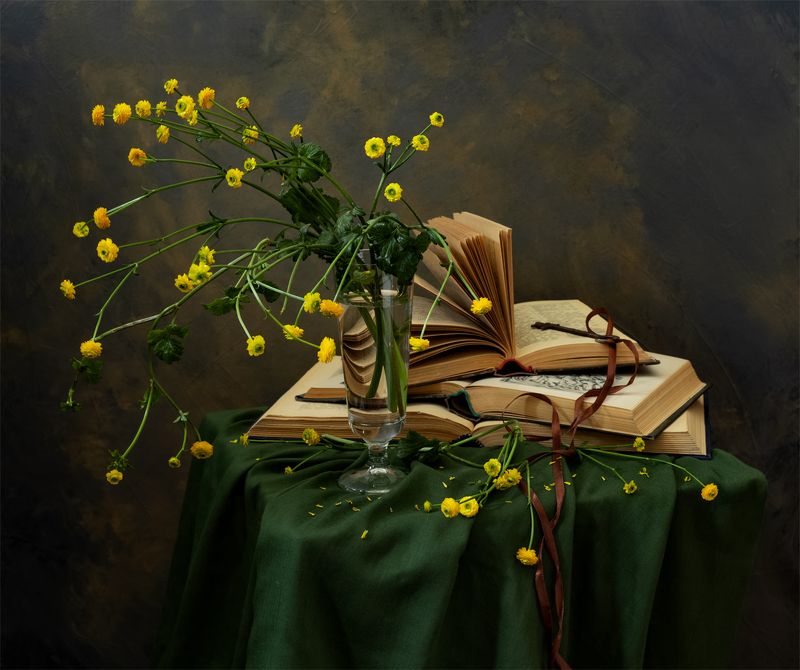 натюрморт, цветы, лютики С лютиками фото превью