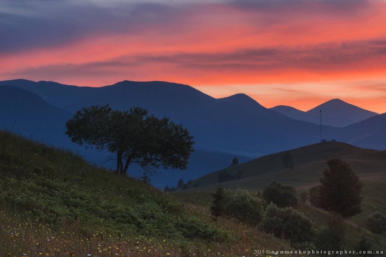 A7r, Sony, Горы, Дземброня, Закат, Карпаты, Украина, Александр Науменко