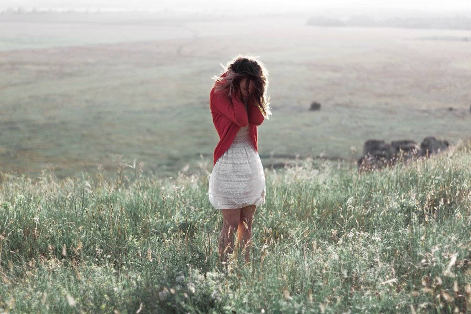 ветер портрет кенон canon 50 1,8 красный модель природа, Меркулов Антон