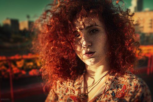 Red haired girl