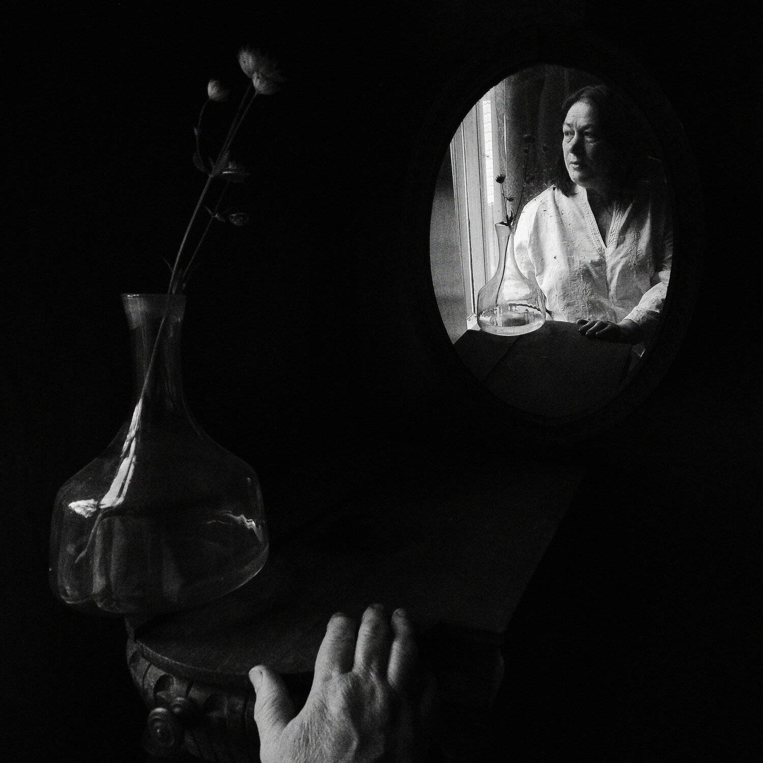 Женщина, Зеркало, Отражение, Харитонова Елена