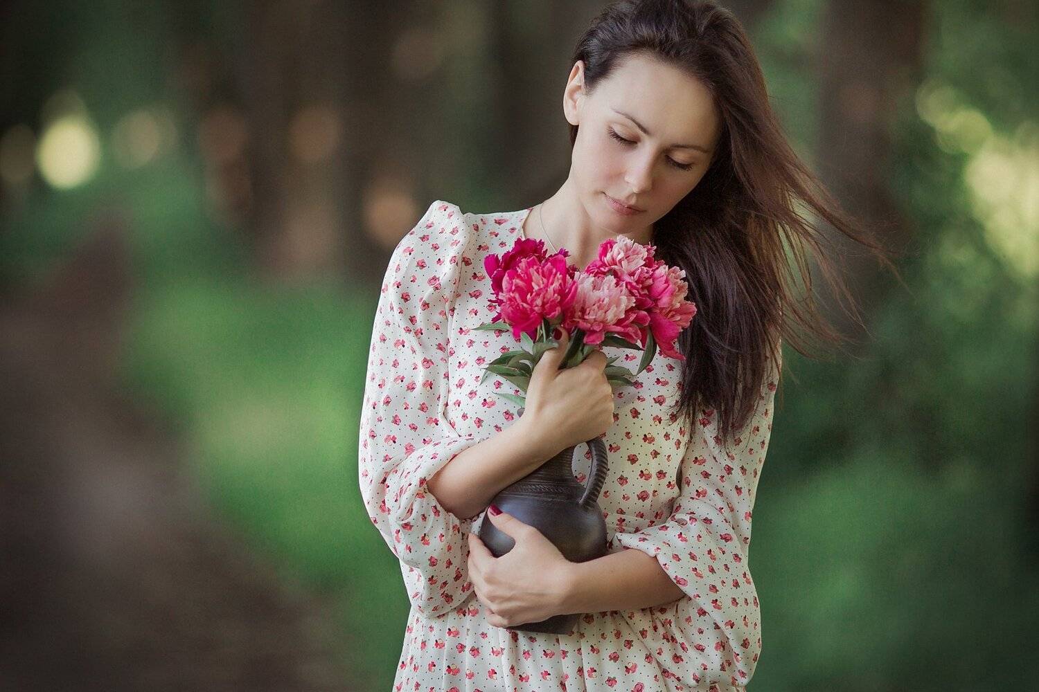 Canon 135mm, Девушка, Лето, Портрет, Цветы, Цвелёв Дмитрий