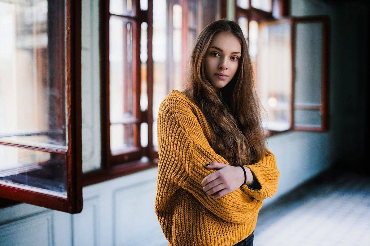 Цвет, портрет, девушка, Иван Проскурин