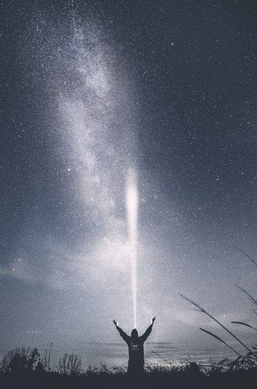 universe, stars, milky way, nightscape, self-portrait, dark, night,  Discover your Universe фото превью