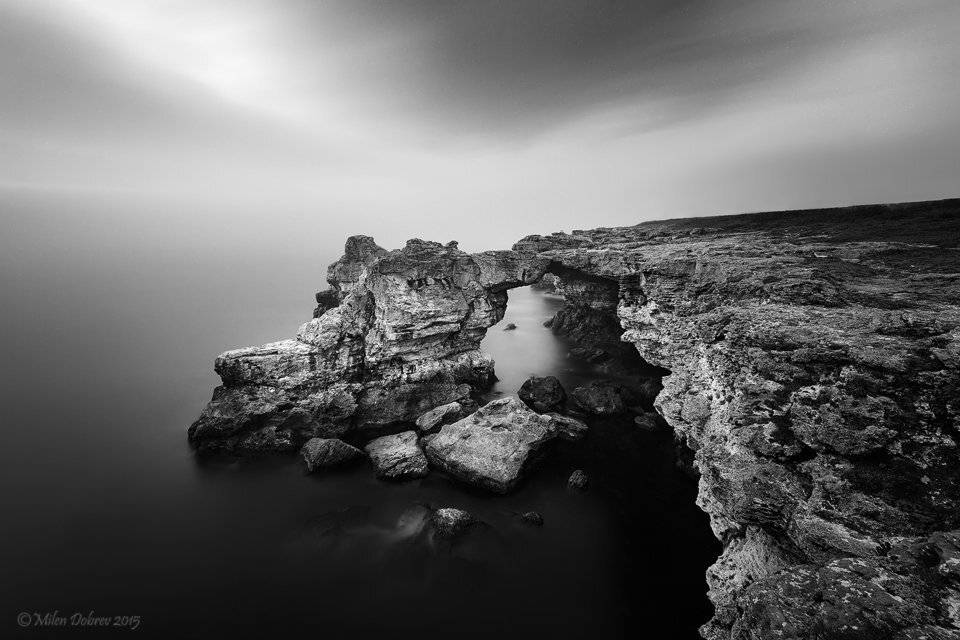 B&W, Rock formation, Bulgaria, Black sea, Милен Добрев