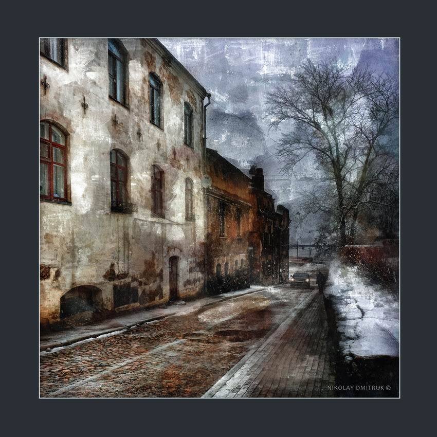город, зима, музыка, николай дмитрук