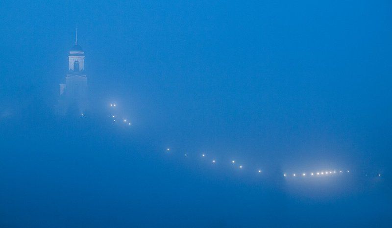 Радонеж туманный фото превью