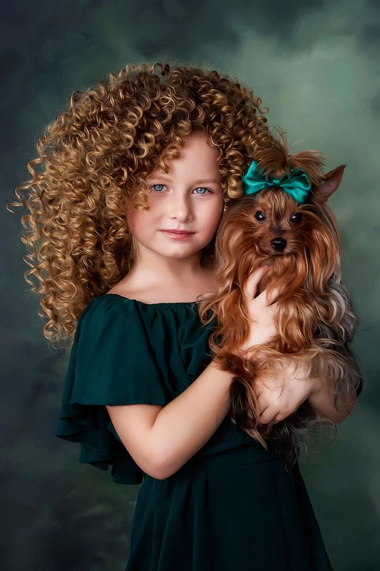 Детский портрет фото превью