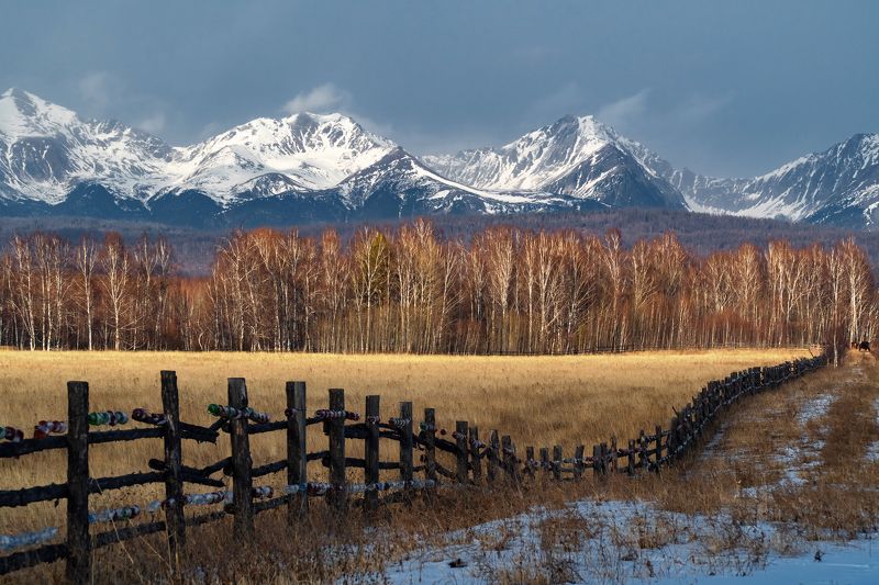 саяны, бурятия, тункинские гольцы Тункинские заборы фото превью