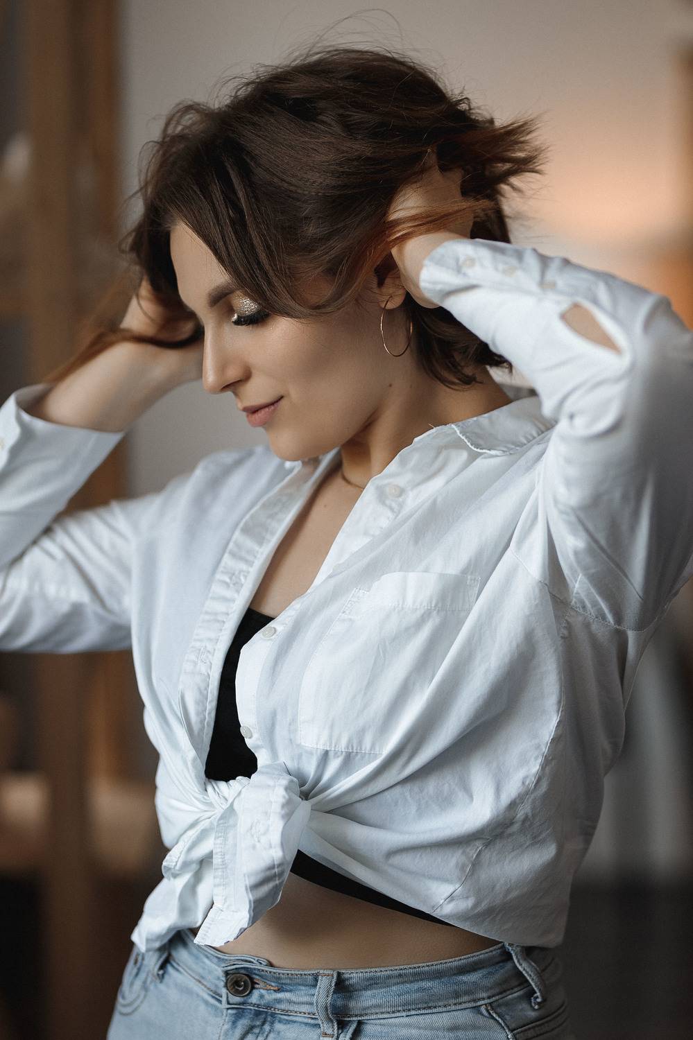 девушка, модель, портрет, фотосессия, студия, гламур, girl, model, modeling, young, portrait, творческий портрет, женский портрет, woman, young woman, glamour, постановка, постановочная фотография, fashion, Владимир Васильев