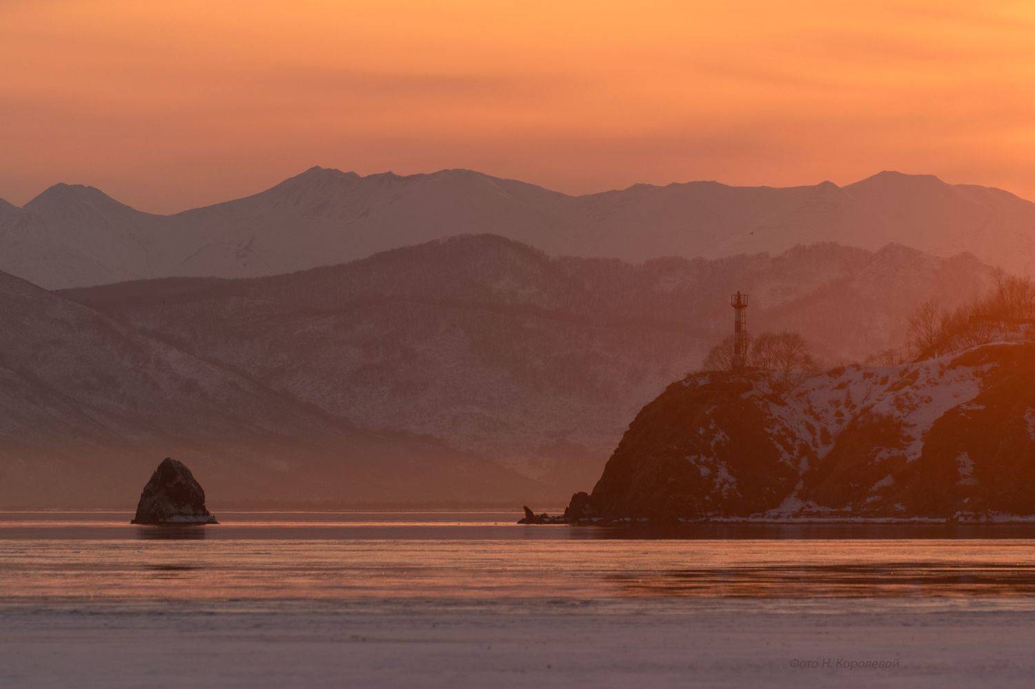Закат вечер Камчатка, Наталья Королева