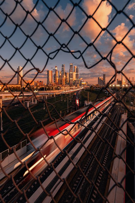москва сити, ммдц, деловой центр, мцк, москва, moscow, city, sunset  фото превью