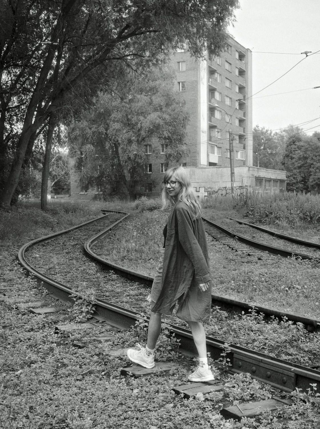 девушка, город, Андрей Ларионов