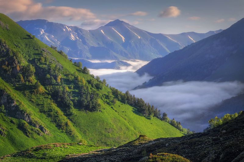Кавказ лето горы Архыз  Полусонный Архыз.. фото превью